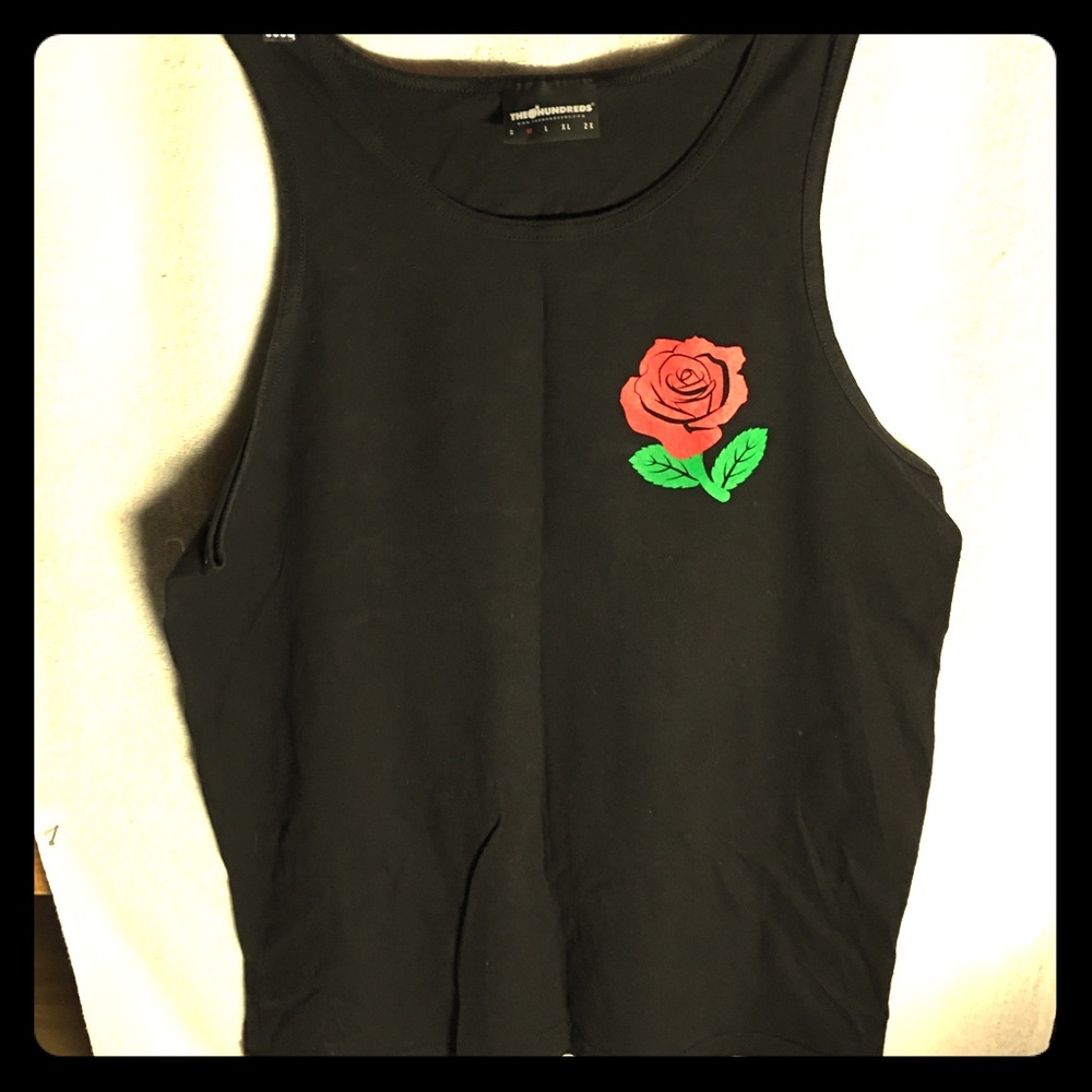 The Hundreds rose tanktop